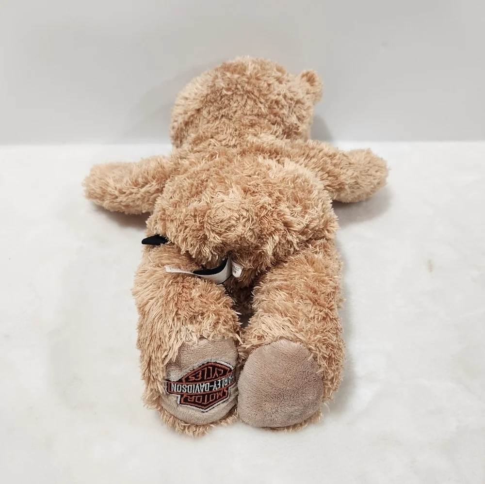 Harley Davidson HD Stuffed Plushie Tan Teddy Bear